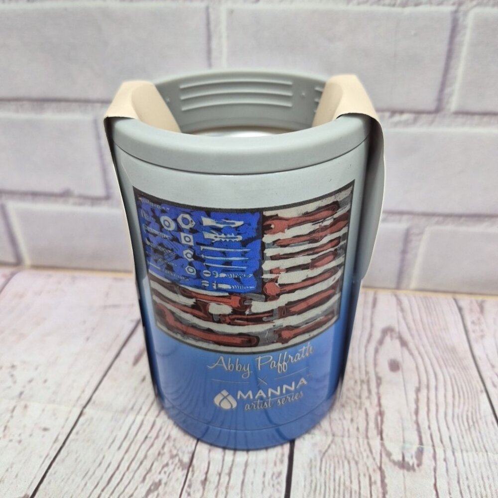 Manna Artist Series America Can Cooler 12 Oz Vacuum Insulated